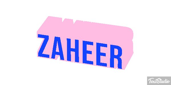 Zaheer Text effect