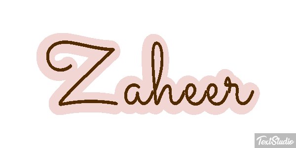 Zaheer Text effect