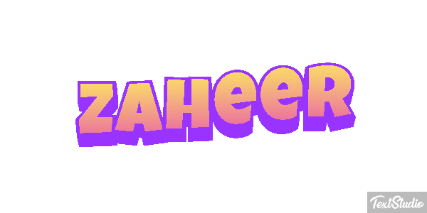 Zaheer Text effect