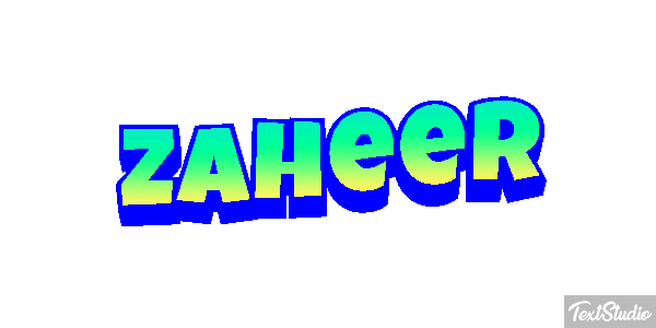 Zaheer Text effect
