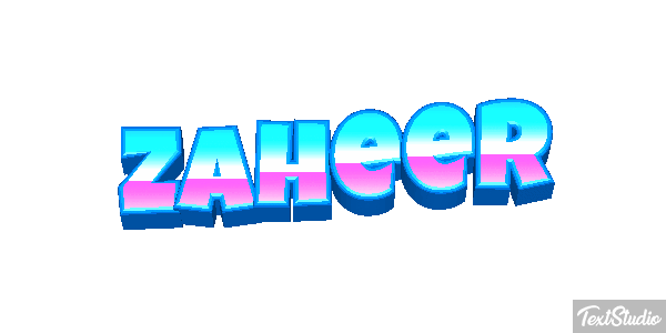 Zaheer Text effect