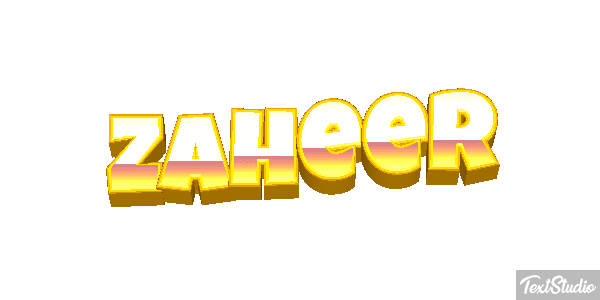 Zaheer Text effect