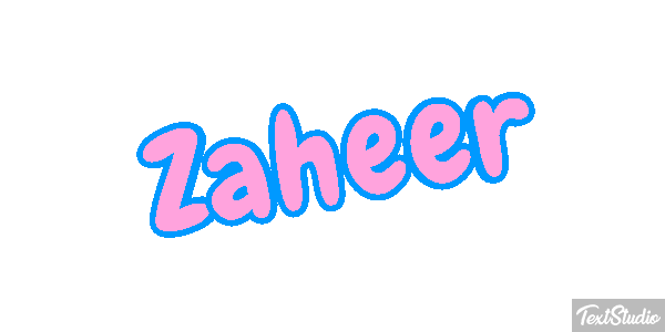 Zaheer Text effect