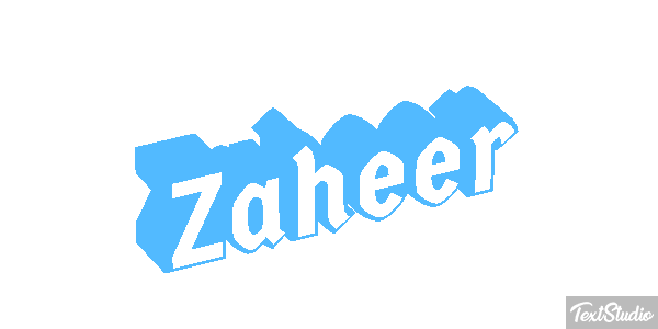 Zaheer Text effect