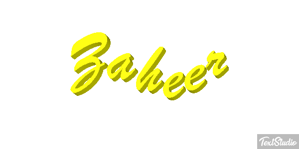 Zaheer Text effect