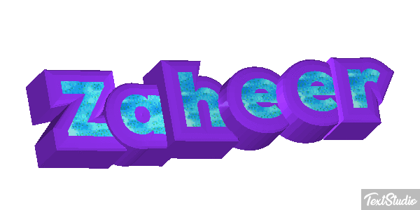 Zaheer Text effect