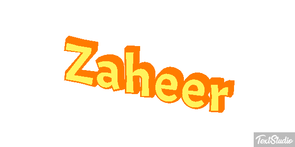 Zaheer Text effect