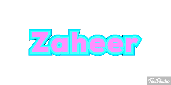 Zaheer Text effect