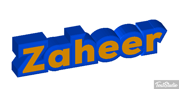 Zaheer Text effect