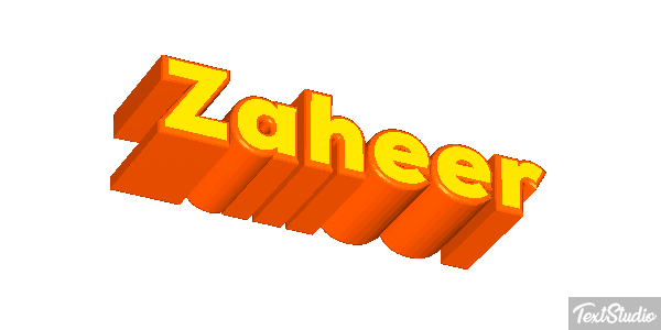 Zaheer Text effect