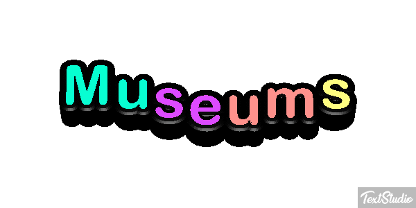 Museums Tekst effect