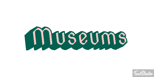 Museums Tekst effect