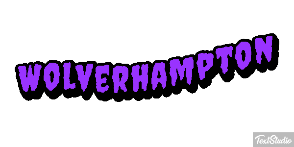 Wolverhampton Efecto de texto