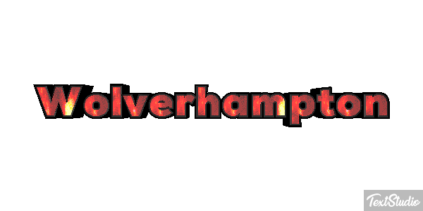 Wolverhampton Efecto de texto