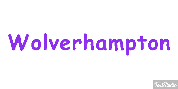 Wolverhampton Efecto de texto