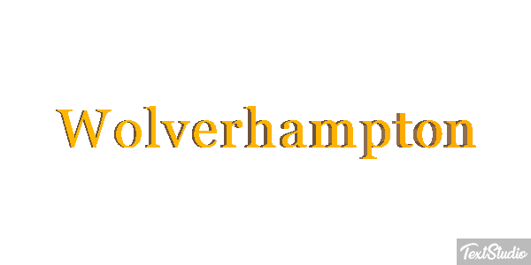 Wolverhampton Efecto de texto