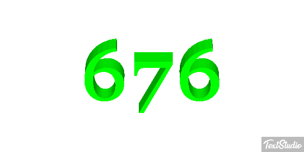 676 Efeito do texto