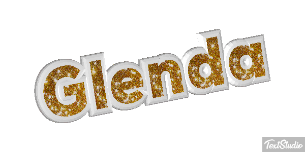 Glenda Text effect