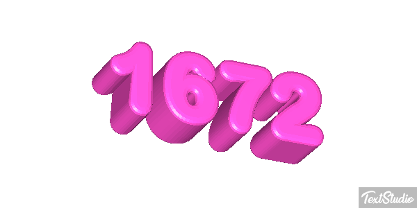 1672 Text effect