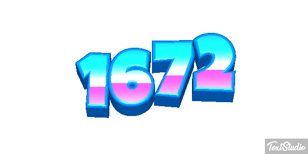 1672 Text effect