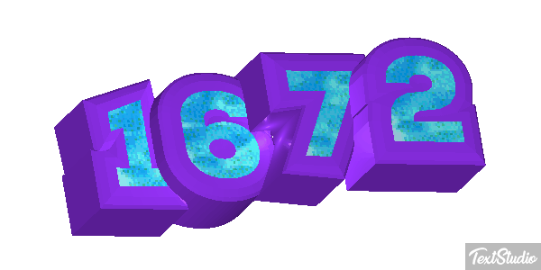 1672 Text effect