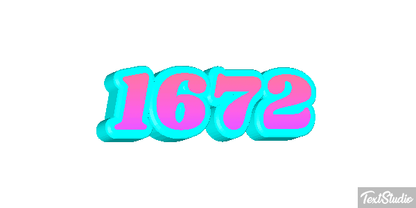 1672 Text effect