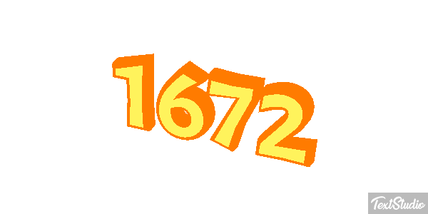1672 Text effect