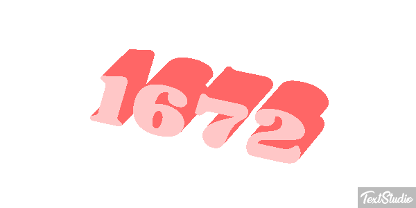 1672 Text effect