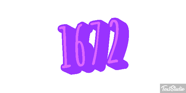 1672 Text effect