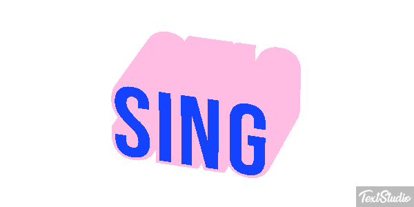 Sing Text effect