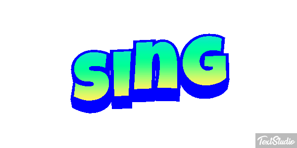 Sing Text effect