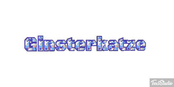 Ginsterkatze Tekst effect