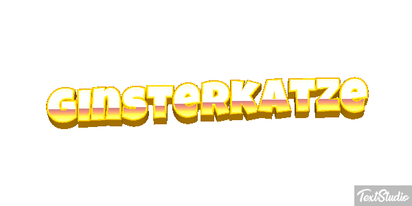 Ginsterkatze Tekst effect