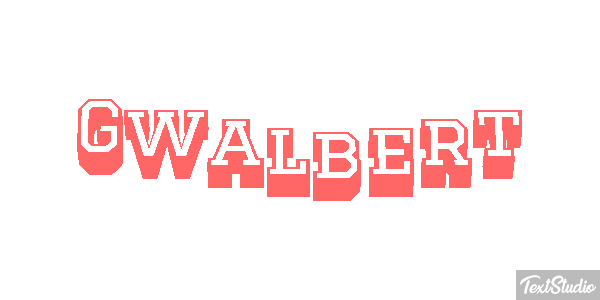 Gwalbert Efecto de texto