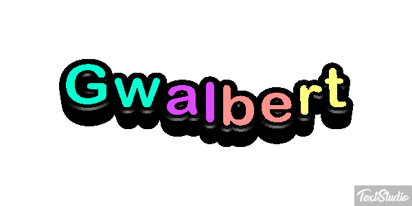 Gwalbert Efecto de texto
