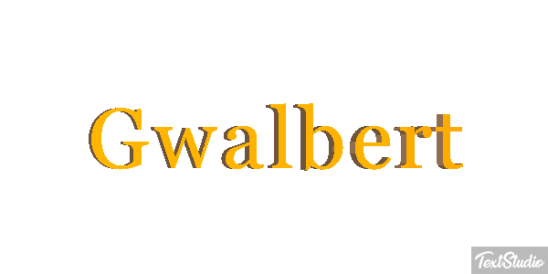 Gwalbert Efecto de texto