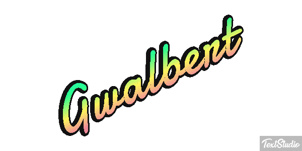 Gwalbert Efecto de texto