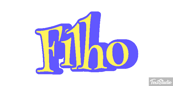 Filho Текстовый эффект