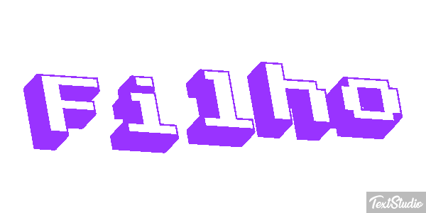 Filho Текстовый эффект