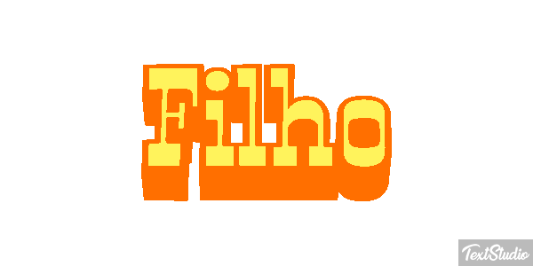 Filho Текстовый эффект