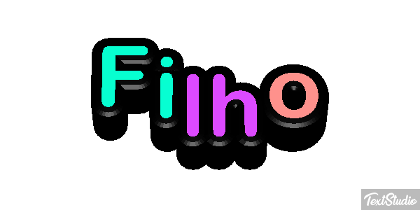 Filho Текстовый эффект