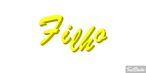 Filho Текстовый эффект