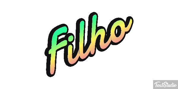 Filho Текстовый эффект
