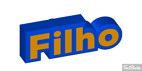 Filho Текстовый эффект