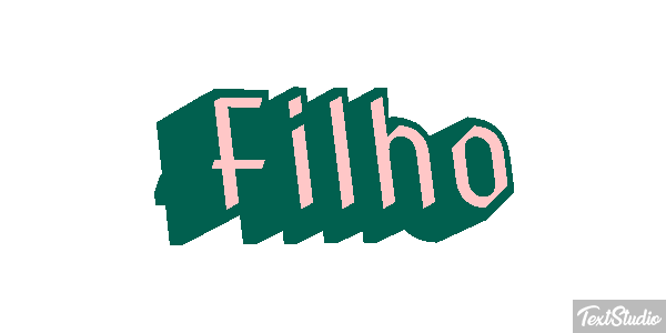 Filho Текстовый эффект