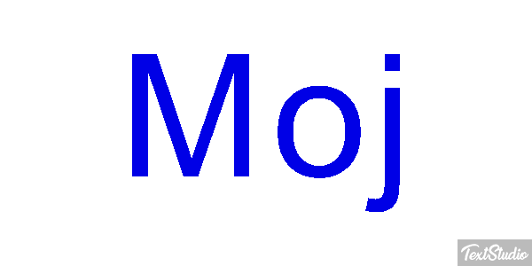 Moj Texteffekt