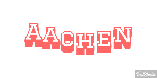 Aachen Effetto testo
