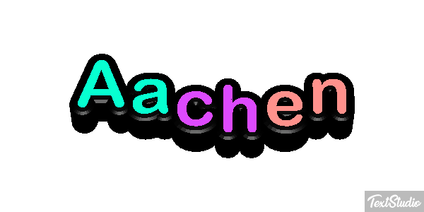 Aachen Effetto testo