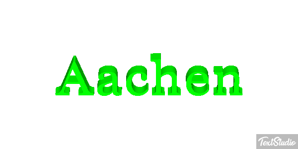 Aachen Effetto testo