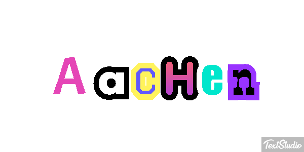 Aachen Effetto testo